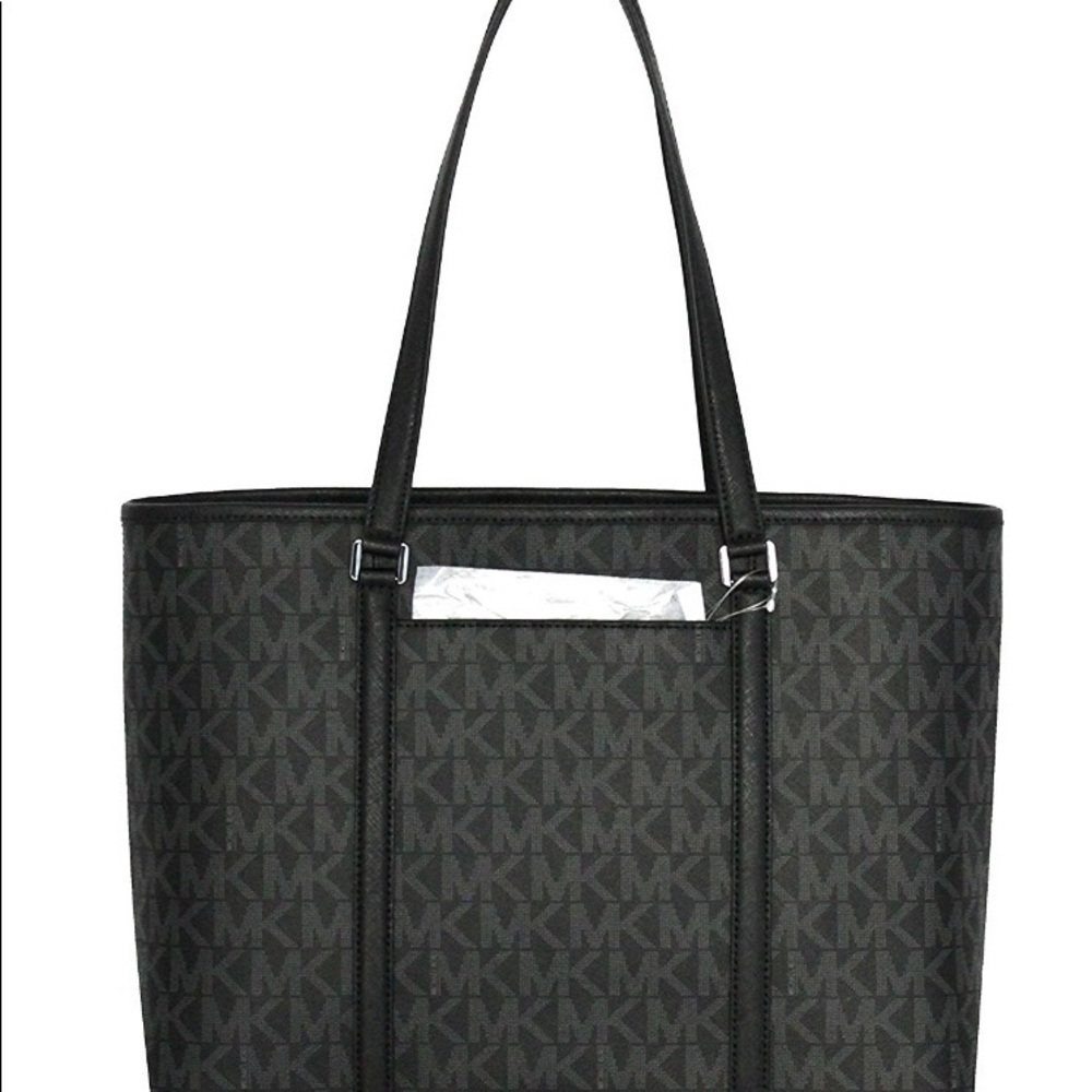 Michael Kors: Large leather tote- black - Picture 3 of 3